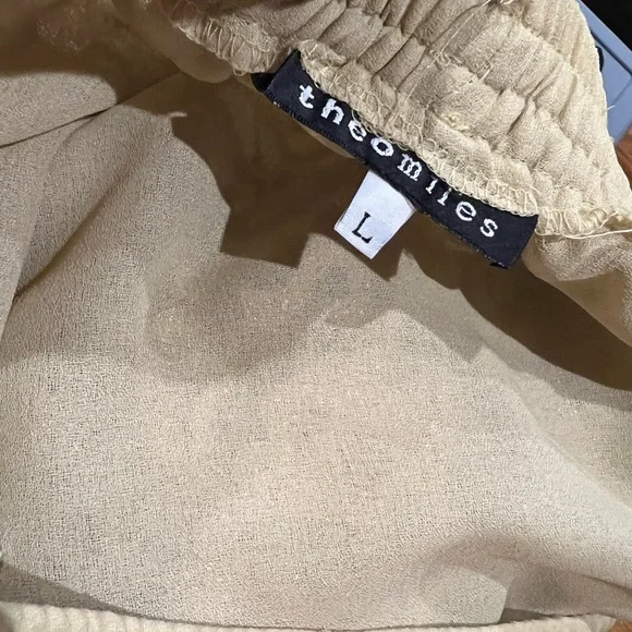 Vintage Theo Miles Gold Lace Pants 90’s Holiday Thanksgiving Christmas NYE - Picture 5 of 5